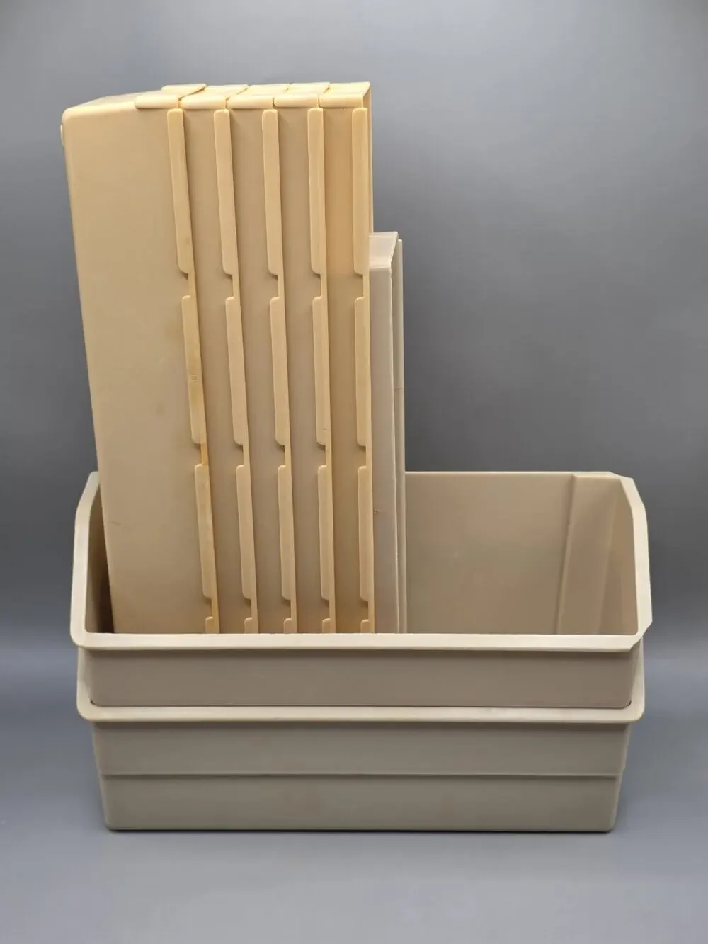 Vintage Rubbermaid Interlocking Drawer Organizer Bins Lot JB1-2915 JB1-2916 B